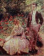 Marie Bracquemond The Artist Son and Sister in the Garden at Sevres Spain oil painting artist